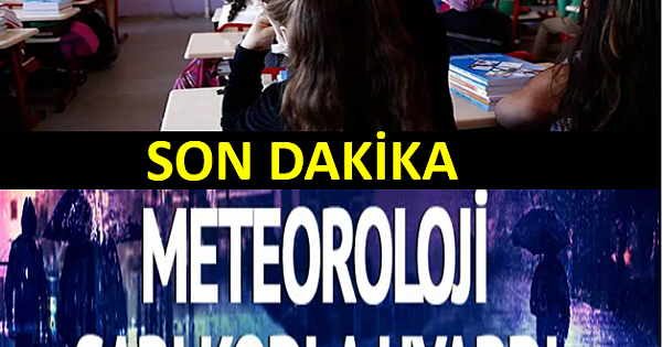 Son Dakika 2 ilde okullar tatil