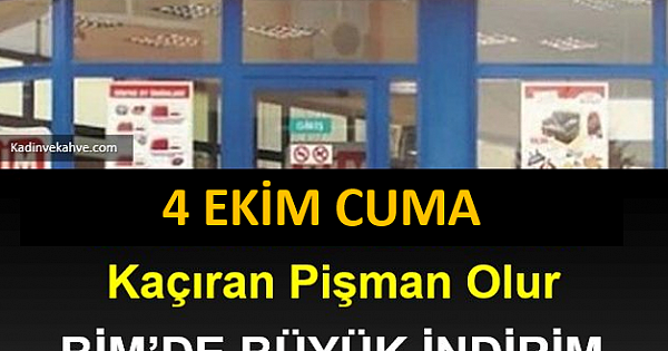 BİM'de görülmemiş indirim 