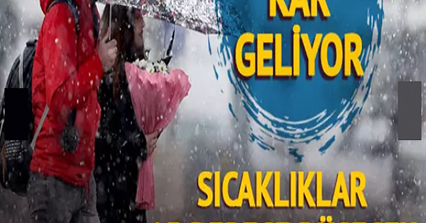 İstanbul'a kar geliyor! 